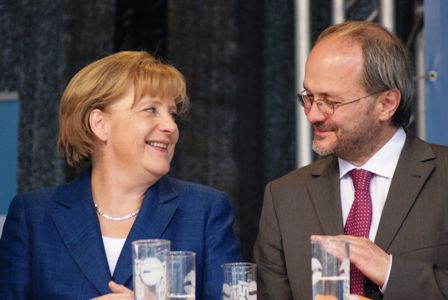 Angela Merkel und Volkmar Klein